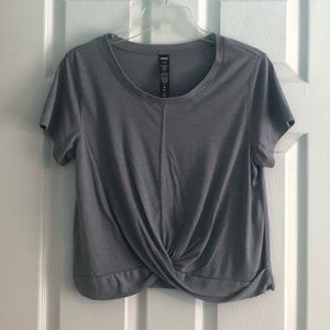 RDX Active short sleeve relaxed crop top